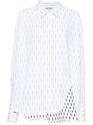 balenciaga asymmetric shirt