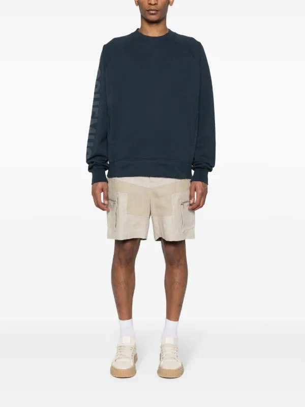 人気！【JACQUEMUS】Le Sweatshirt Typo スウェットシャツ Jacquemus Le T-shirt Typo Cotton Top | Black | FARFETCH
