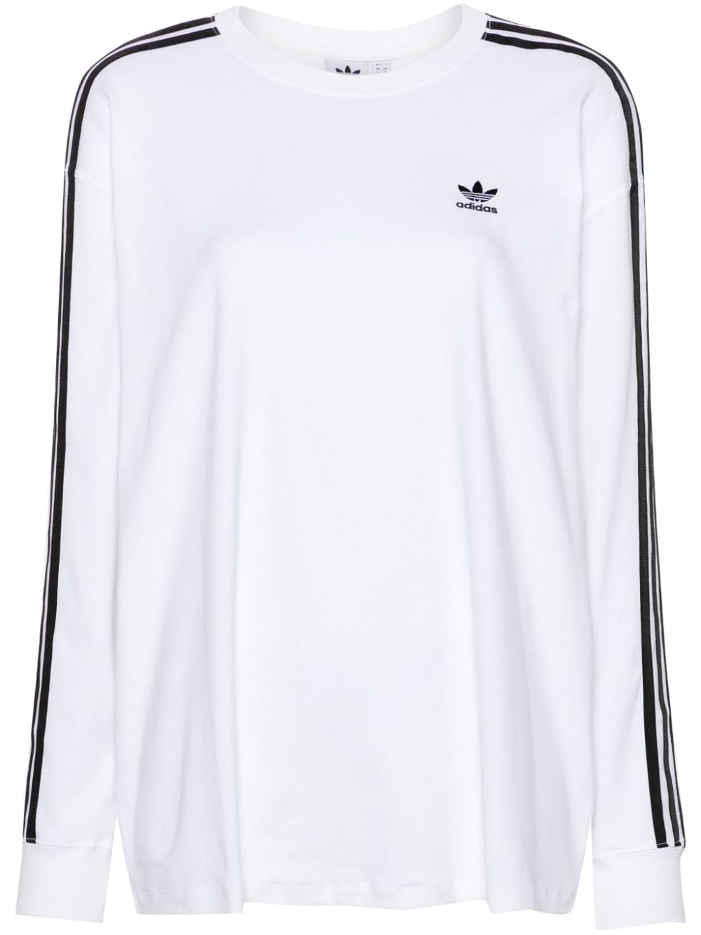 adidas T-shirt met drie strepen Wit