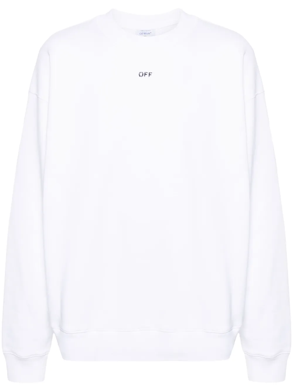 embroidered-logo cotton sweatshirt