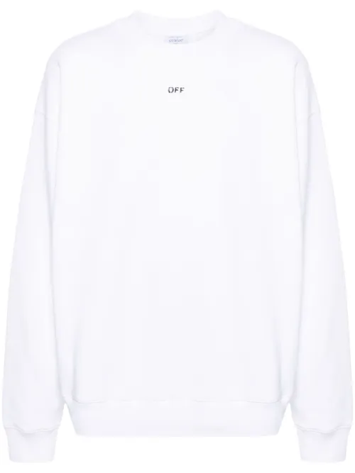 Sweat en coton à logo brodé - Off-White - Modalova