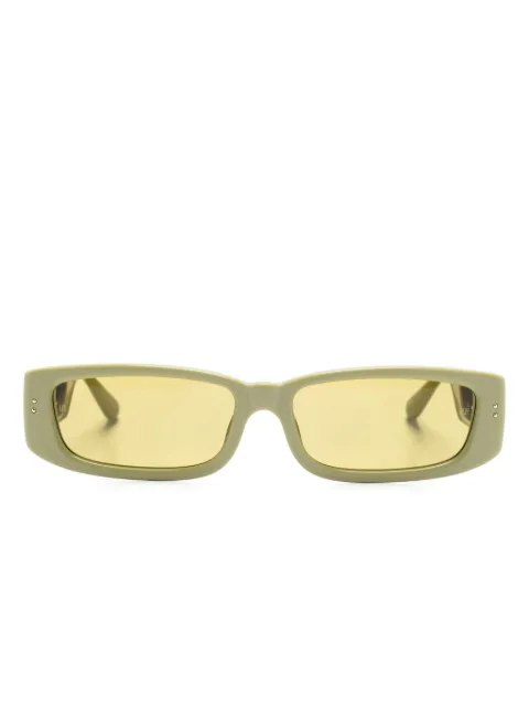 Linda Farrow Talita rectangle-frame sunglasses