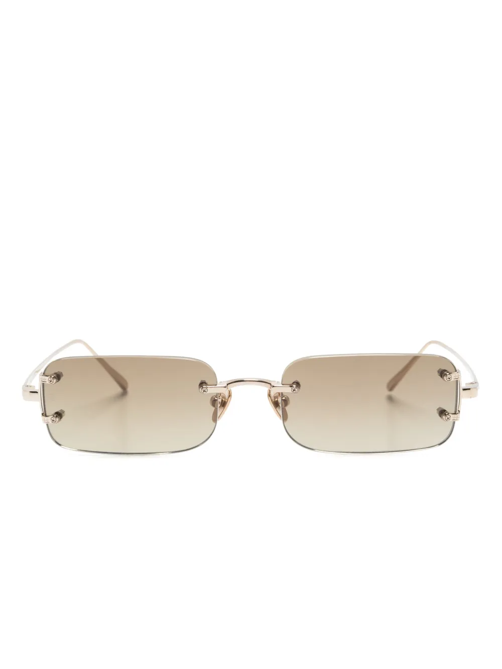 Linda Farrow Taylor rimless sunglasses - Oro