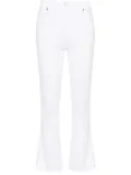 7 For All Mankind Slim Kick high-rise bootcut jeans - White