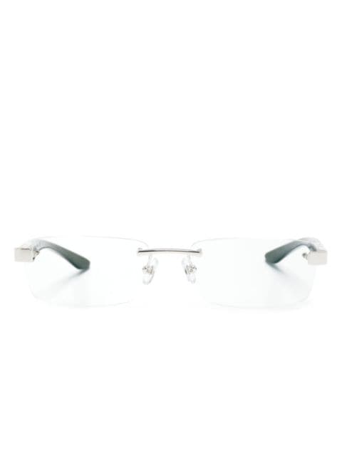 Maybach eyewear lunettes de vue rectangulaires The Artist III