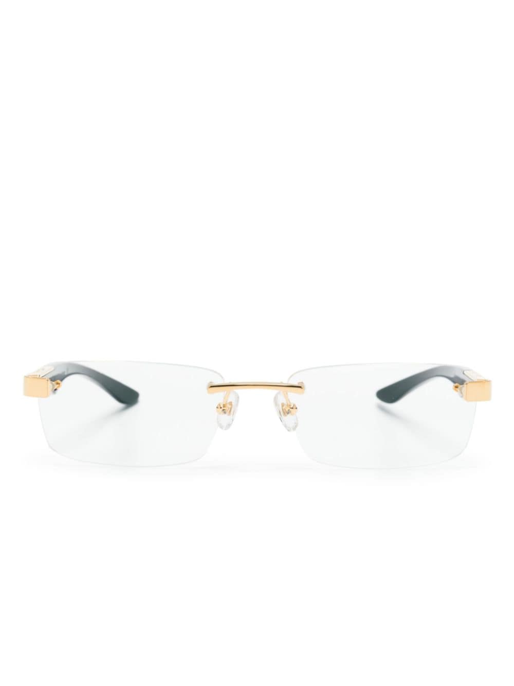 Maybach Eyewear The Artist Iii Rectangle-frame Glasses In Gold