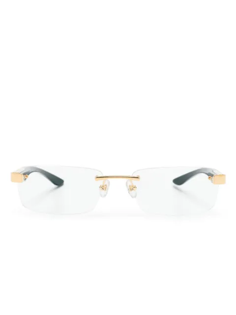 Maybach eyewear lunettes de vue rectangulaires The Artist III