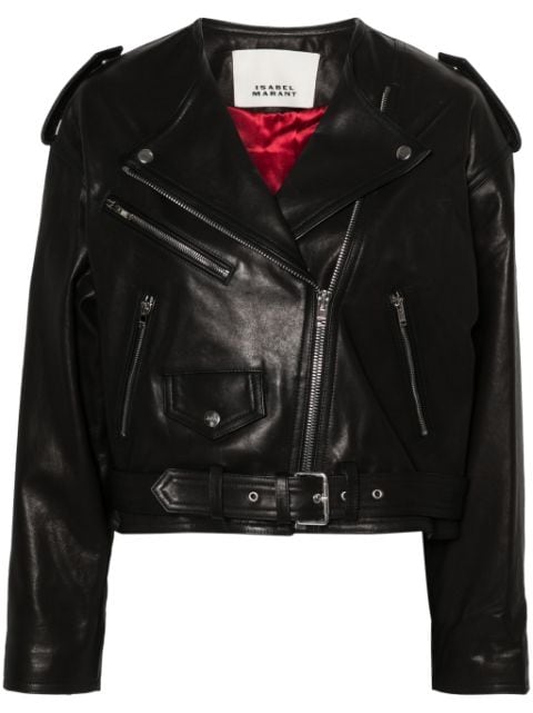 ISABEL MARANT veste de moto Audric en cuir