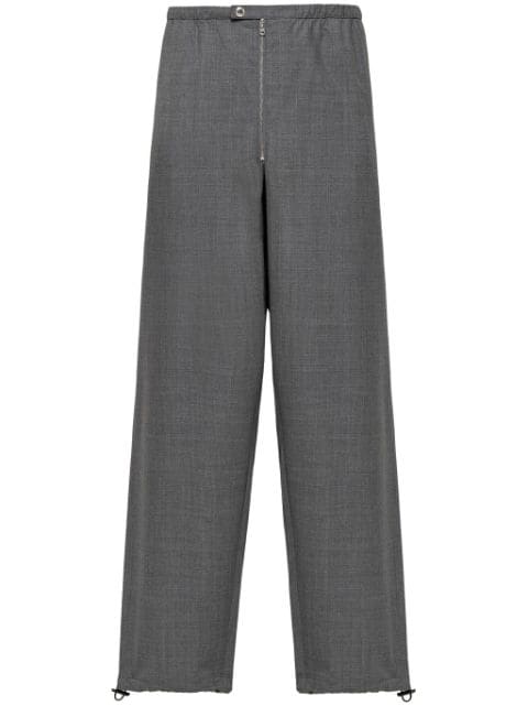 Prada virgin-wool tailored trousers