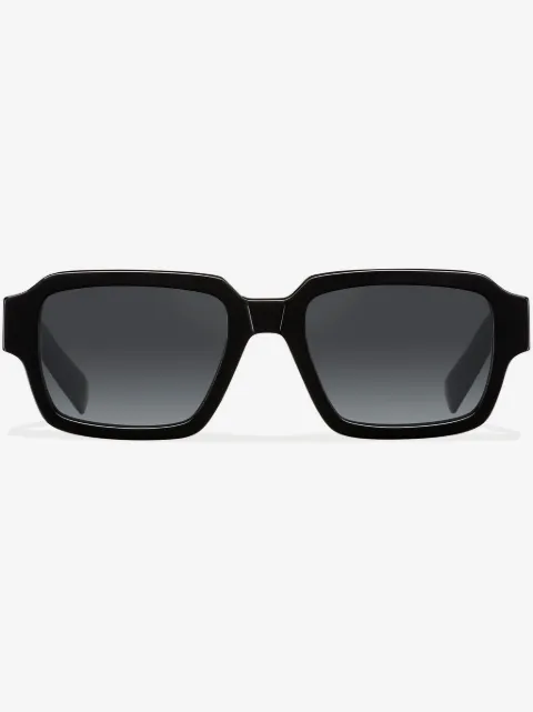 Prada lentes de sol con armazón rectangular y detalle del logo