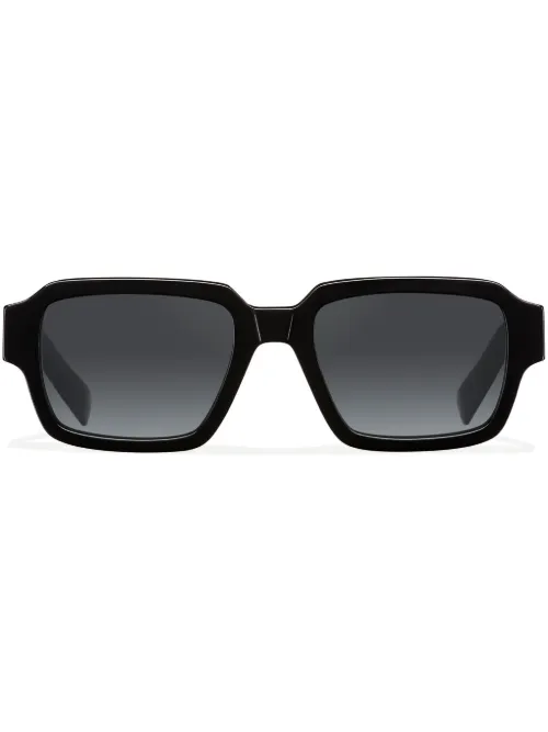 Lunettes de soleil rectangulaires à logo - Prada Eyewear - Modalova