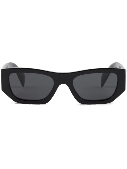 Lunettes de soleil rectangulaires à logo - Prada Eyewear - Modalova