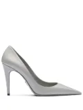 Prada brushed leather pumps - Grey