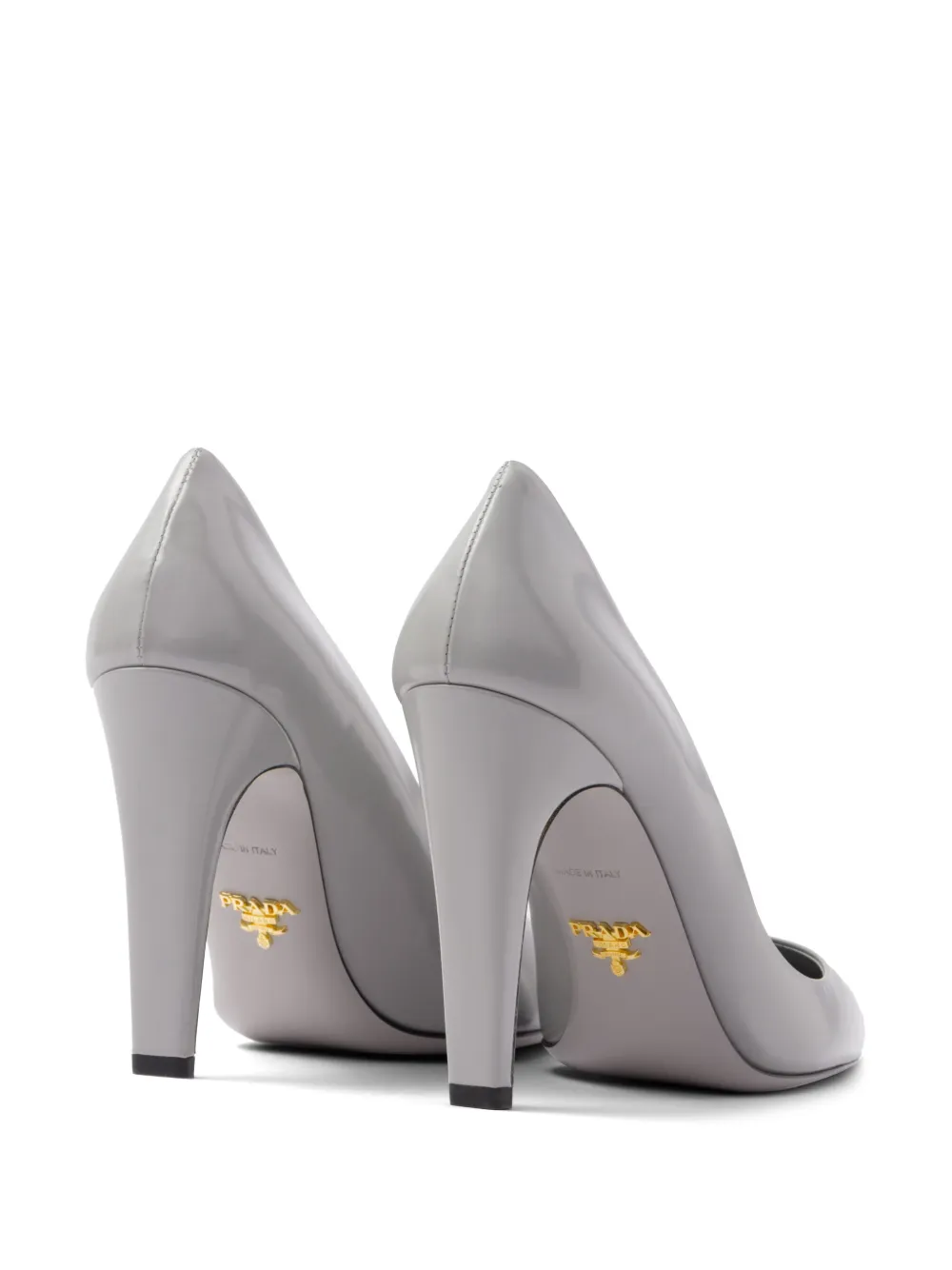 Prada round toe pump best sale