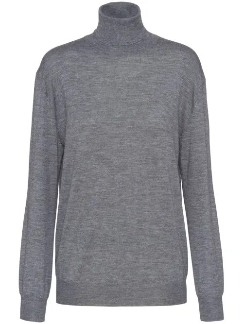 Pull en cachemire à col roulé - Prada - Modalova
