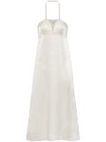 Prada satin slip dress - Neutrals