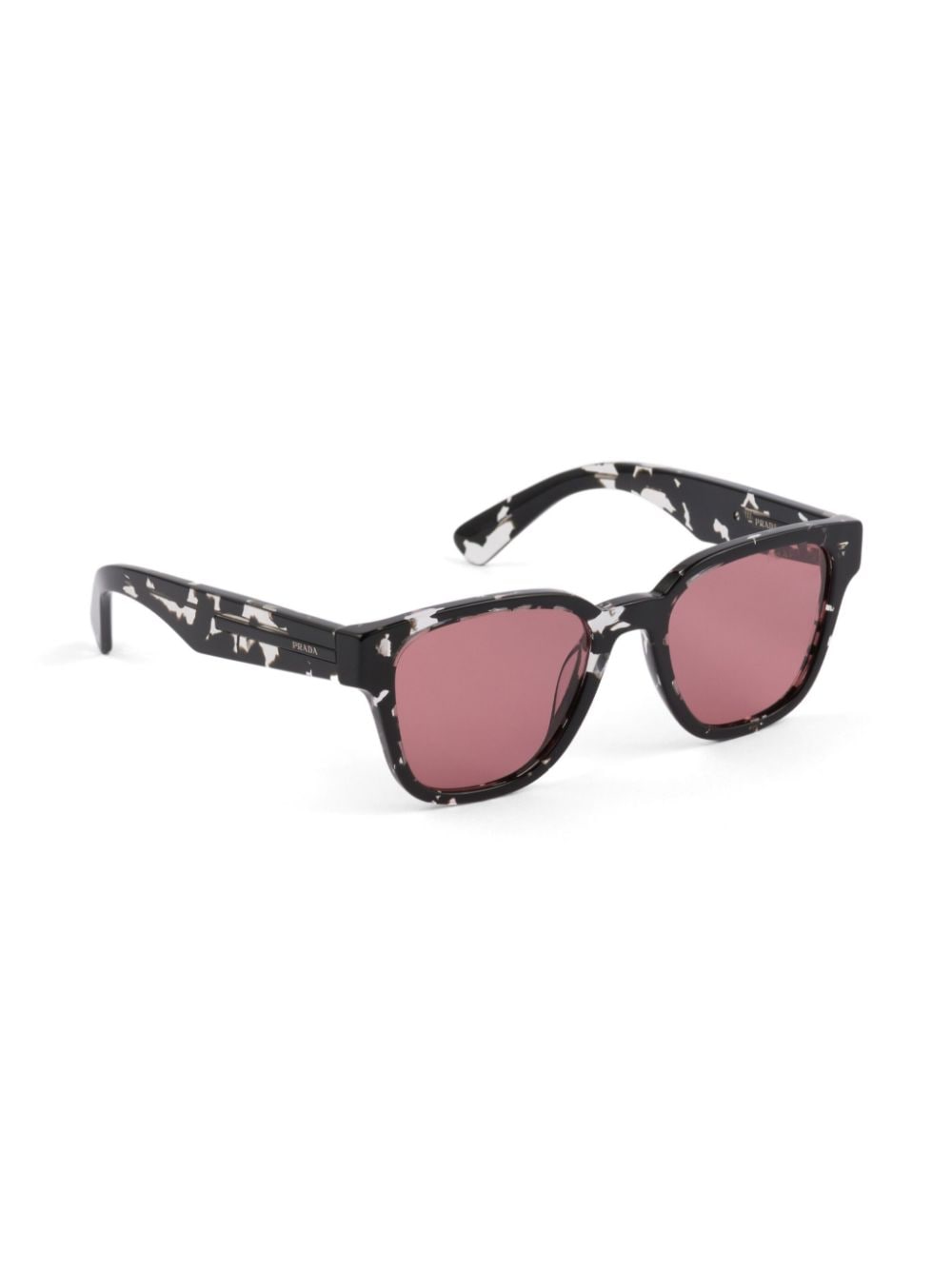 Prada Eyewear Zonnebril met vierkant montuur - Zwart