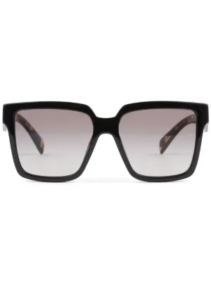 Prada Eyewear トータスシェル キャットアイ サングラス | ブラウン