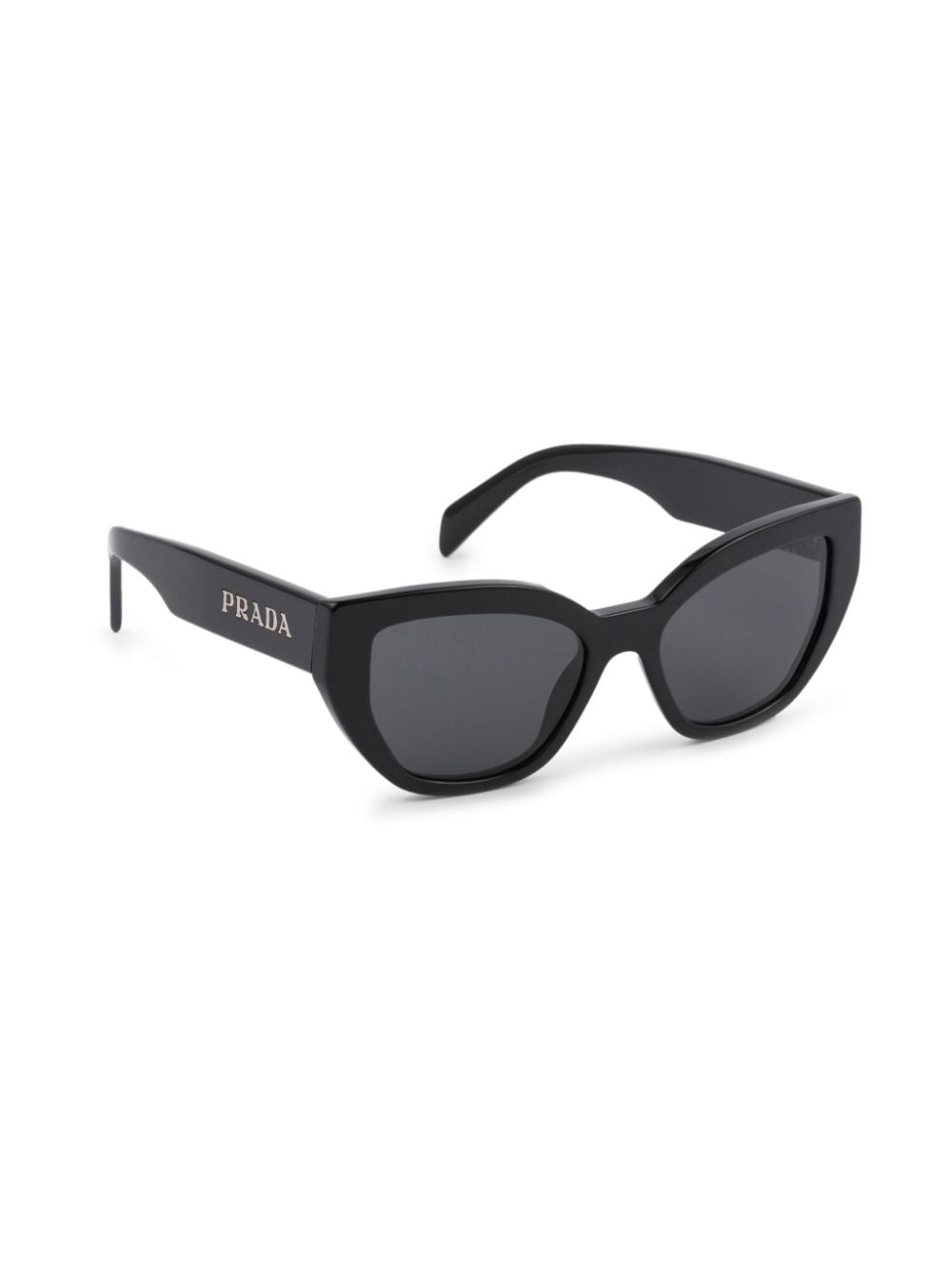 Prada Eyewear Zonnebril met cat-eye montuur en logo Zwart