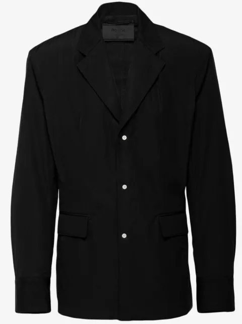Prada single-breasted cotton blazer