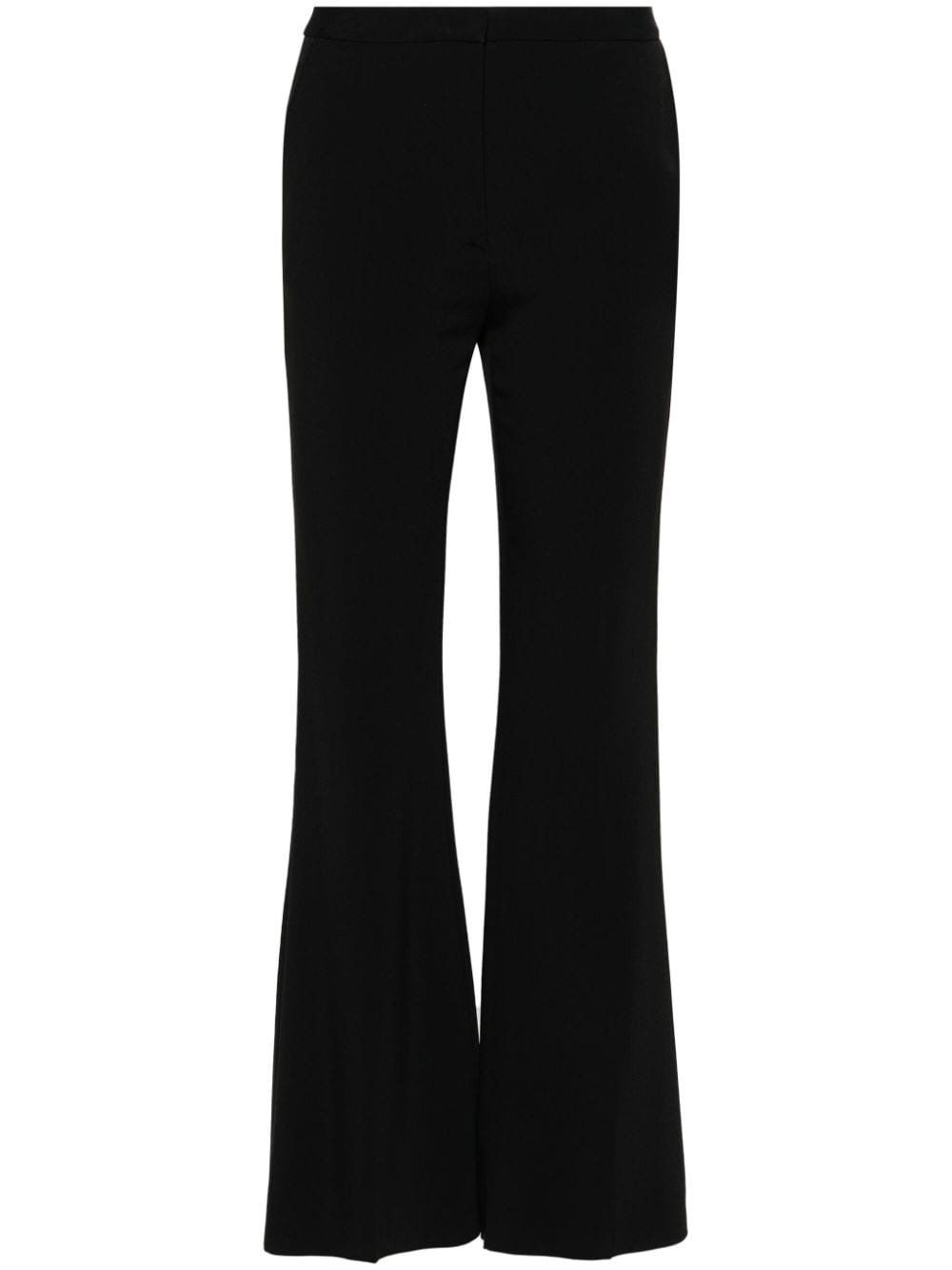 TAILORED BOOTCUT TROUSERS in black