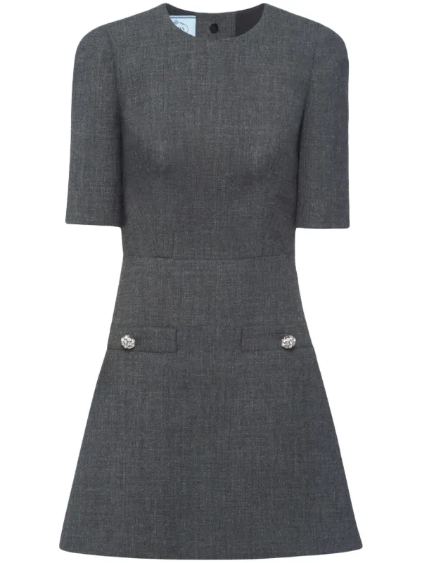 【プラダ・PRADA】Wool mini-dress Shop Prada Wool Mini-Dress | Saks Fifth Avenue