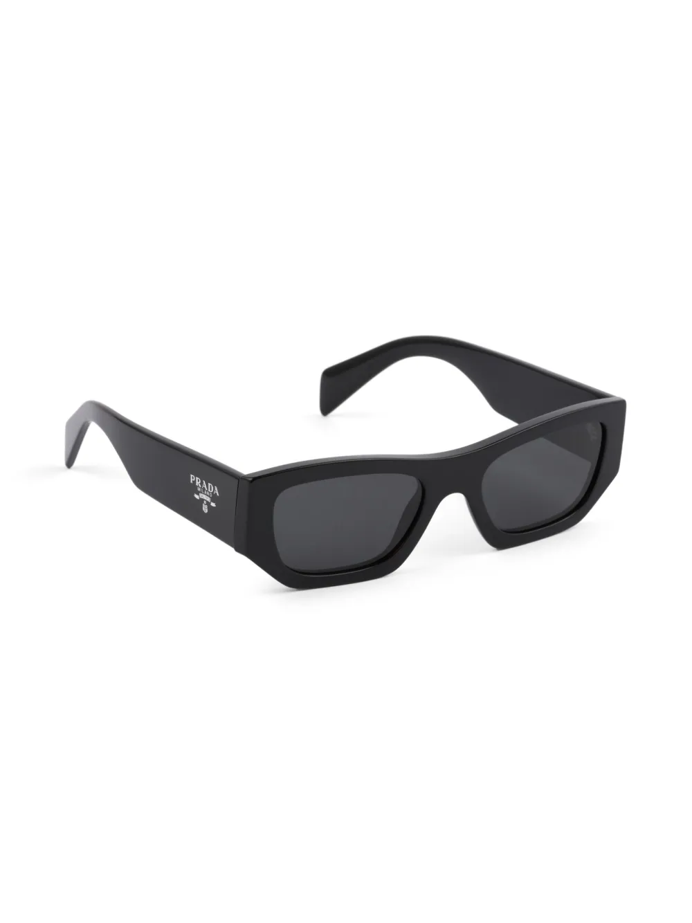 Prada Eyewear Zonnebril met cat-eye montuur Zwart