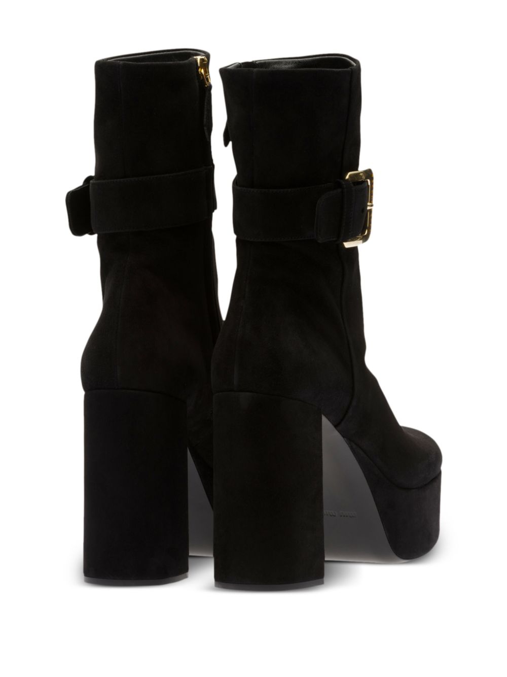 Miu Miu 110mm platform suede boots Women