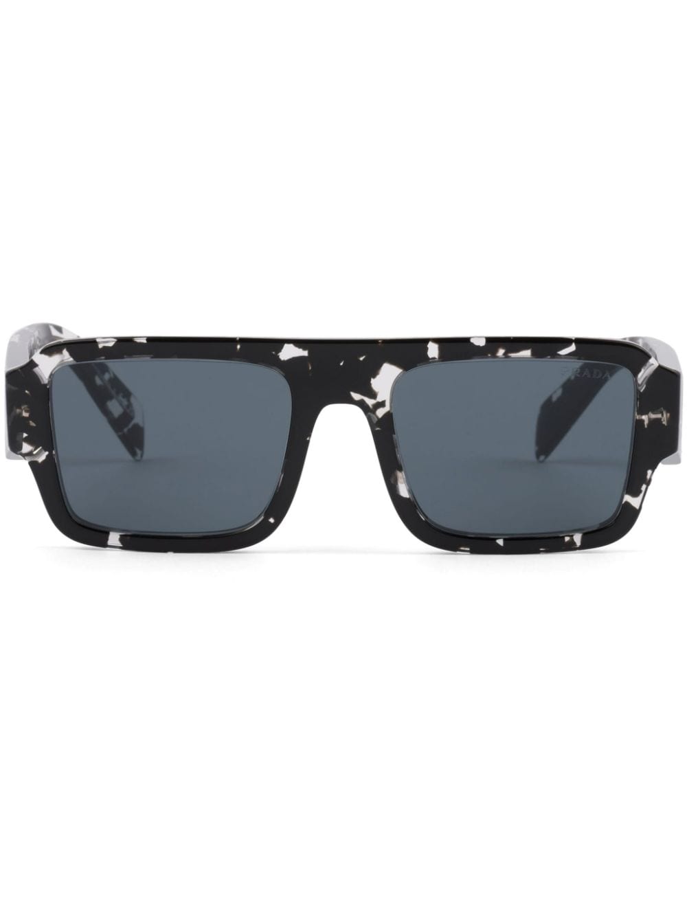 Prada Symbole Square-frame Sunglasses In Black
