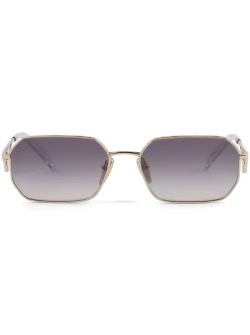 Lunettes de soleil rectangulaires à logo triangle - Prada Eyewear - Modalova