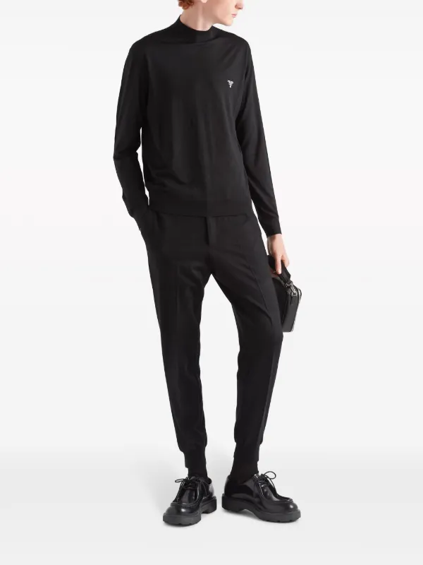 Prada テーパードパンツ | ブラック | FARFETCH JP Prada テーパードパンツ | ブラック | FARFETCH JP