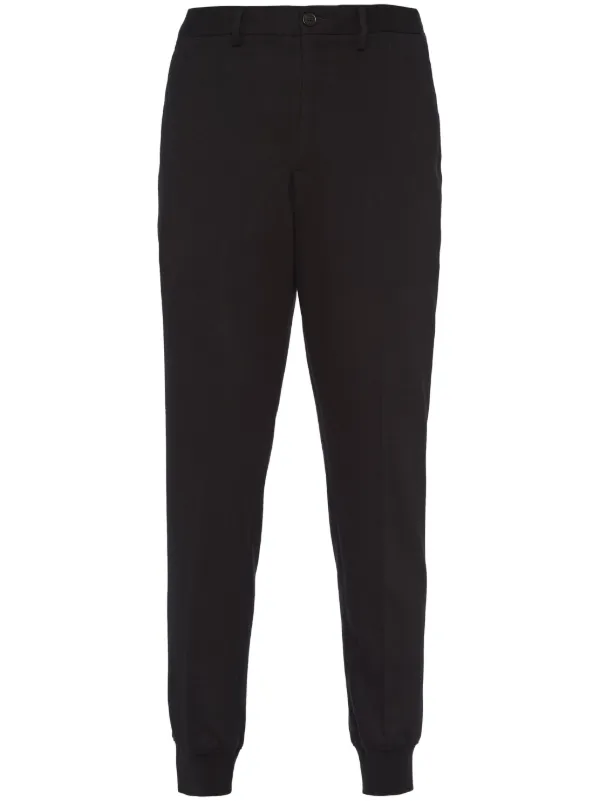 フィットネスボトムス Prada Black wool joggers Prada Black Wool Joggers from $1,305.00 - on Stylight