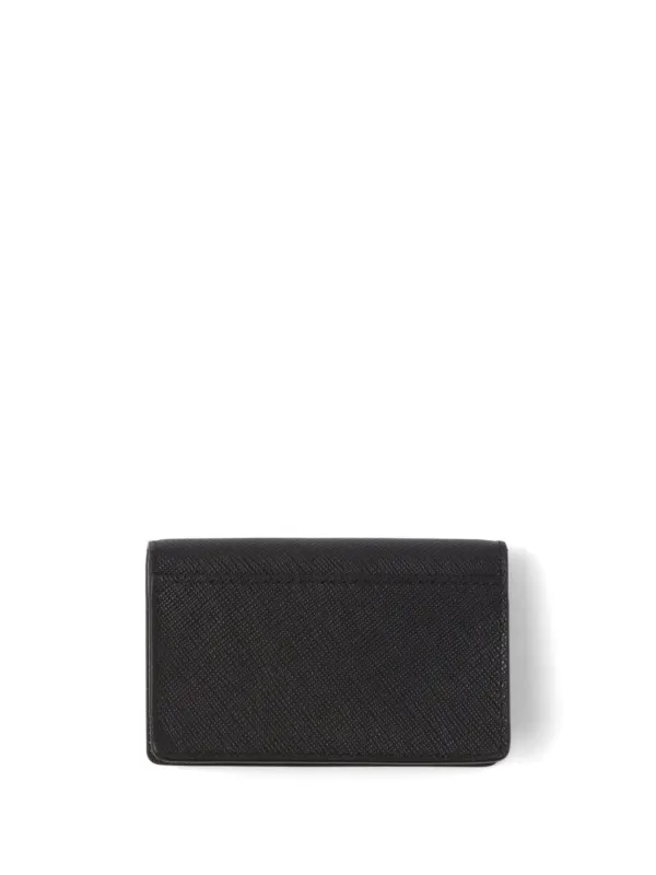Prada サフィアーノレザーカードケース | ブラック | FARFETCH JP