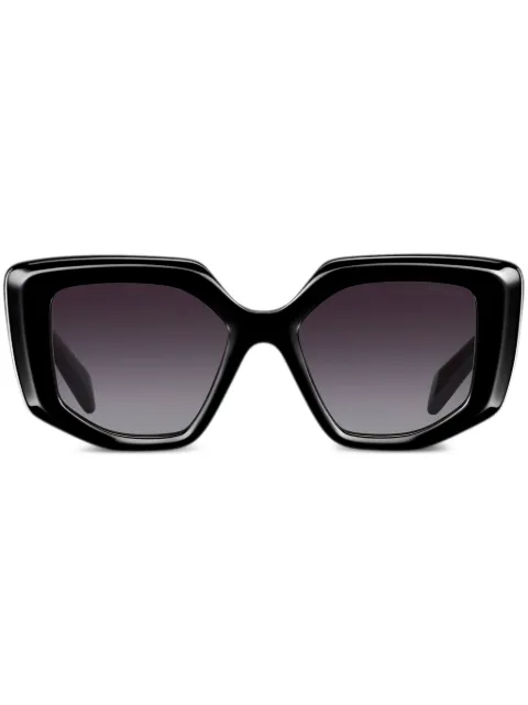 Prada Eyewear triangle-logo oversized-frame sunglasses