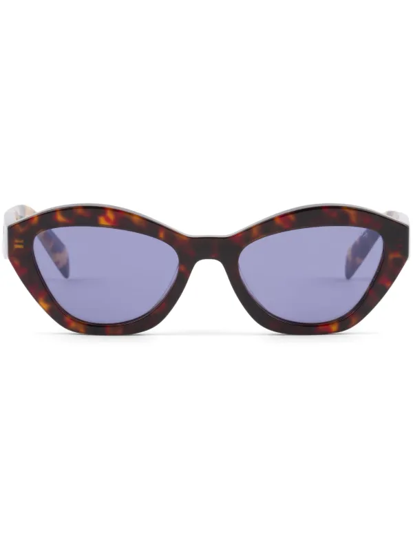 Prada Eyewear キャットアイ サングラス | ブラウン | FARFETCH JP