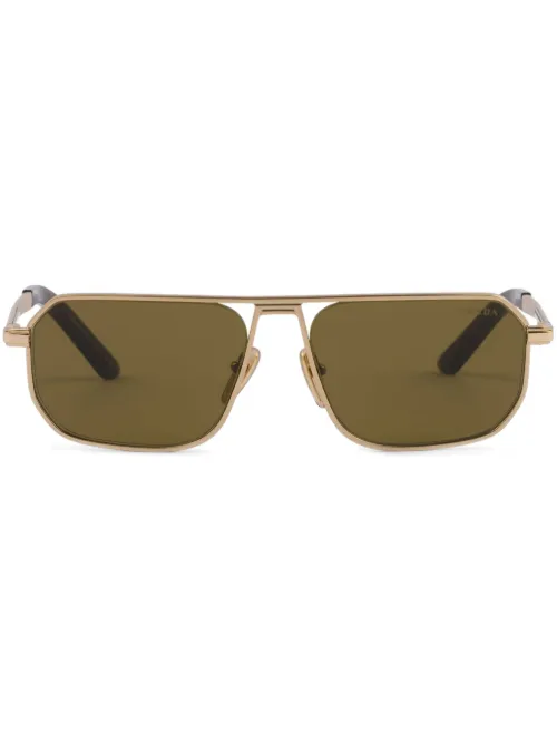 Lunettes de vue à monture pilote - Prada Eyewear - Modalova