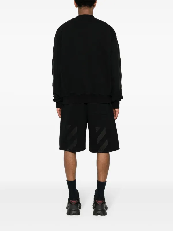 メンズ OFF-WHITE DIAG ショートパンツ ブラック