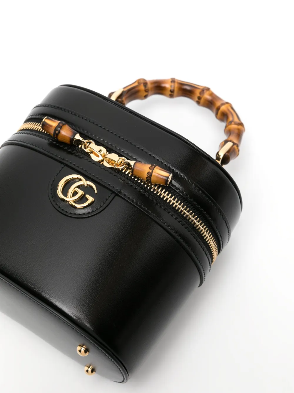Gucci Goji Bamboo shopper Zwart
