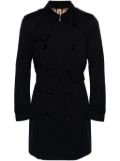 Burberry double-breasted trench coat - Blue