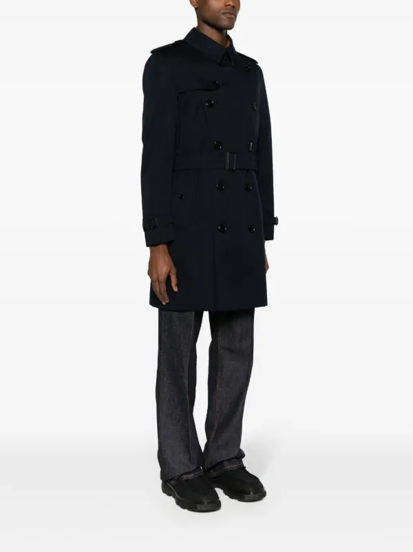 Burberry ネイビー ダブルブレスト トレンチコート