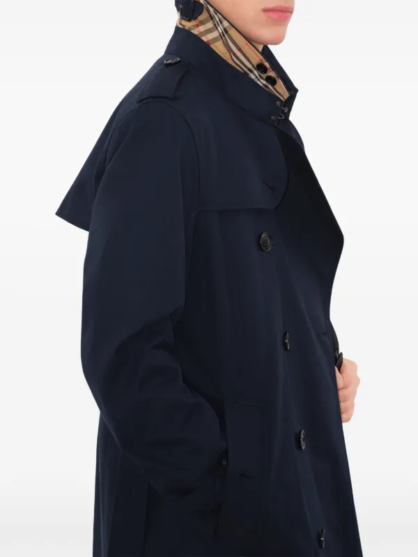 Burberry ダブルブレスト トレンチコート | ブルー | FARFETCH JP Burberry ダブルブレスト トレンチコート | ブルー | FARFETCH JP