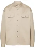 Prada twill-weave cotton shirt - Neutrals