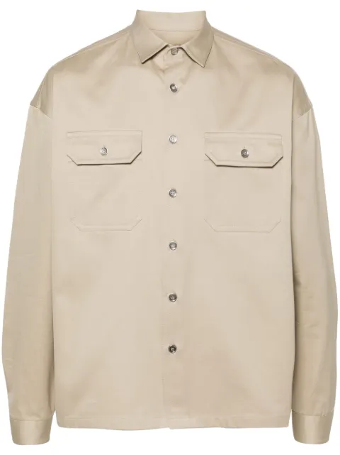 Prada twill-weave cotton shirt