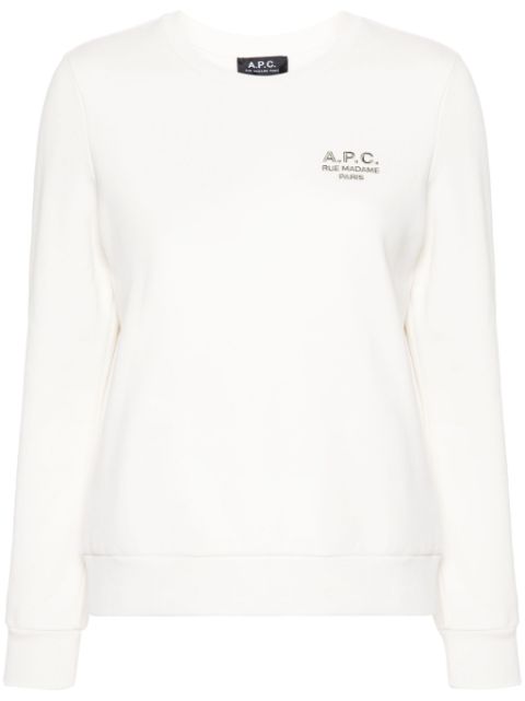 A.P.C. Craie embroidered-logo sweatshirt Women