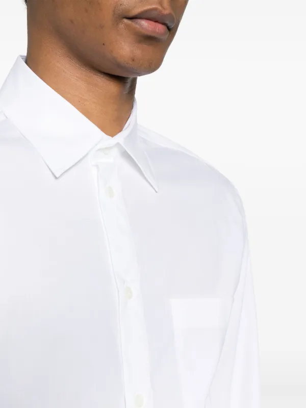 Tシャツ・カットソー JACQUEMUS 'Chemise De Costume' shirt (24H243SH0641454 100) Jacquemus La Chemise De Costume Shirt | White | FARFETCH JO