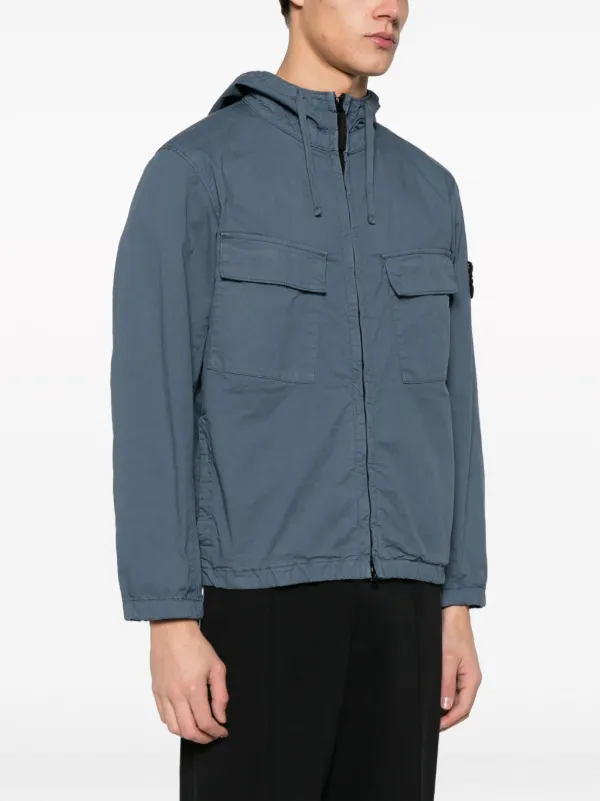 Stone island best sale hooded overshirt