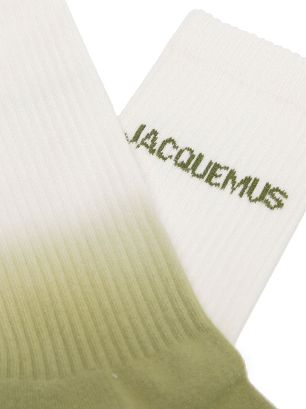 Jacquemus Les Chaussettes Moisson sokken met kleurverloop Groen