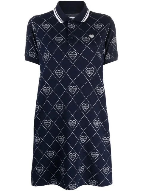 CHOCOOLATE vestido con logo estampado