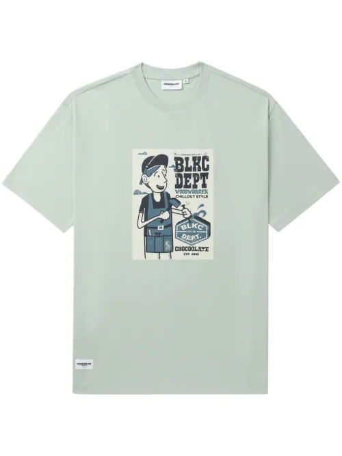 T-shirt en coton à imprimé graphique - CHOCOOLATE - Modalova