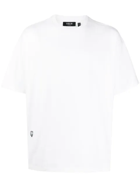 FIVE CM heart peace-print cotton T-shirt